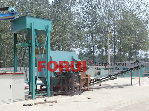 worksite of AM30 barite jig machine