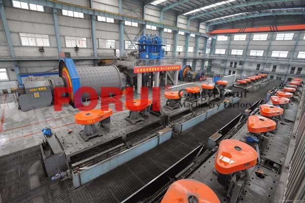 Fluorite flotation beneficiation