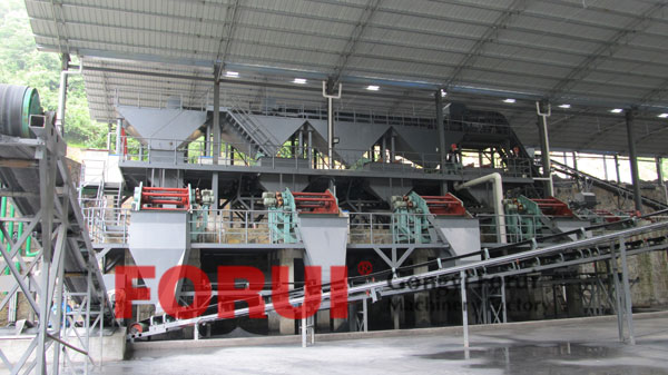 barite beneficiation line