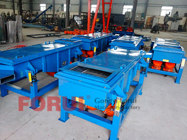 closed type linear vibrating screen