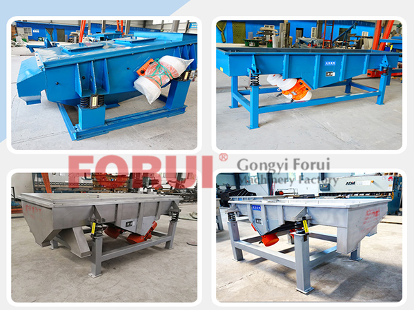 closed type linear vibrating screen